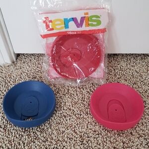 Tervis 16oz Lids - Red, Blue and Pink